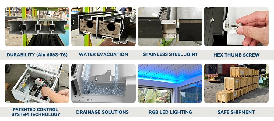 2632-Waterproof Louver Roof Pergola-2